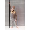 Legginsy TUSS light brown AZTEC