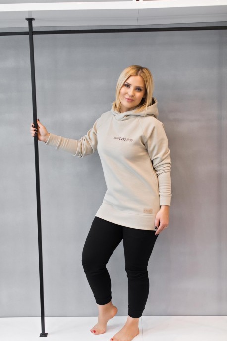 Bluza damska HOODIE winter beige