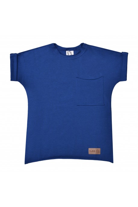 T-shirt POCKET dziecięcy cobalt