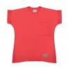 T-shirt POCKET dziecięcy coral