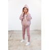 Leginsy RIB dusty pink
