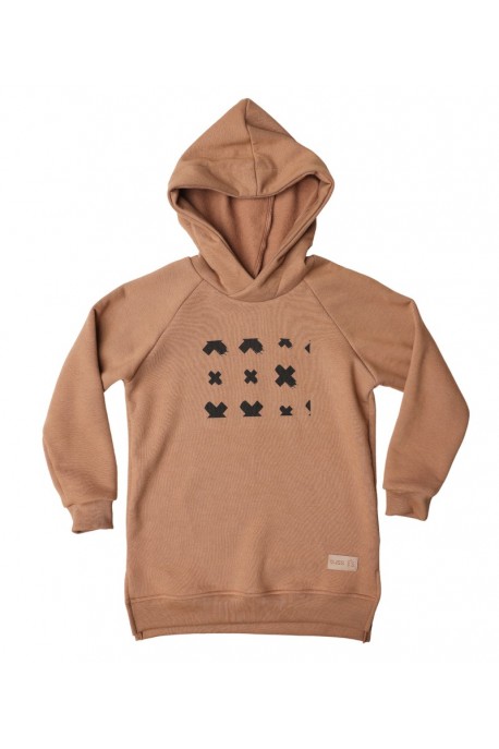 Dzięcięca bluza hoodie CROSS carmel