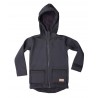 Dziecięca bluza ZIP grafit