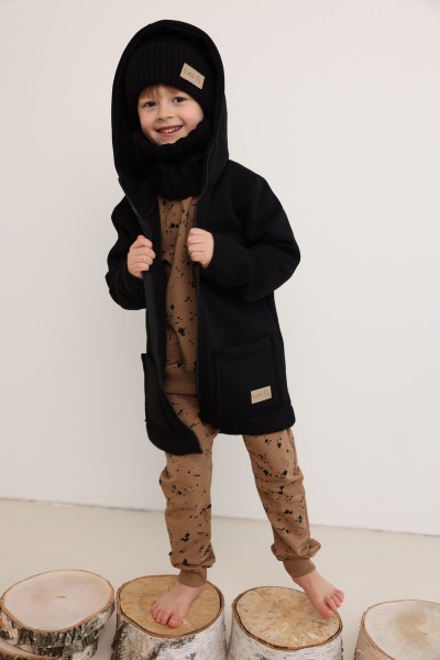 Dziecięca bluza ZIP BLACK