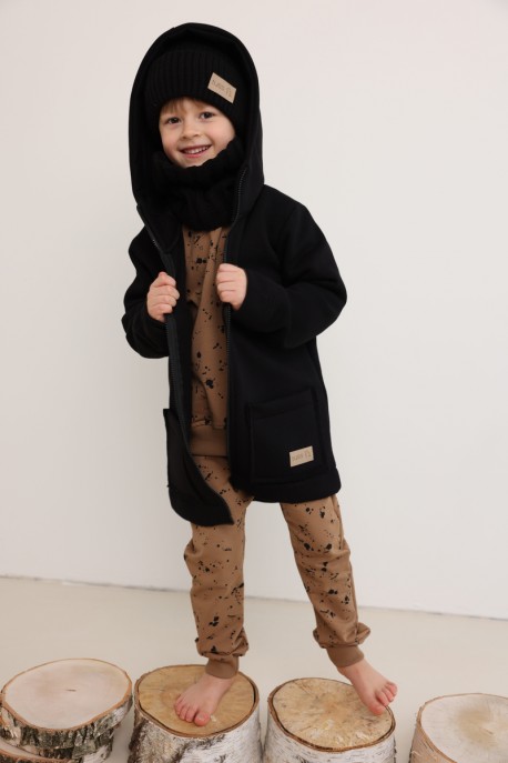 Dziecięca bluza ZIP BLACK