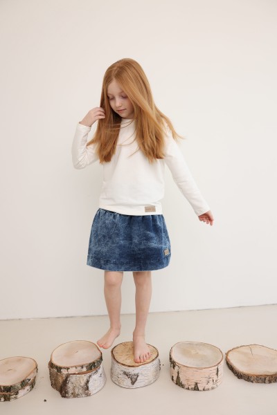 Spódniczka dziecięca JEANS blue