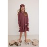 Sukienka dziecięca FRILLY rose brown