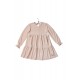 Sukienka dziecięca VELVET LEA beige