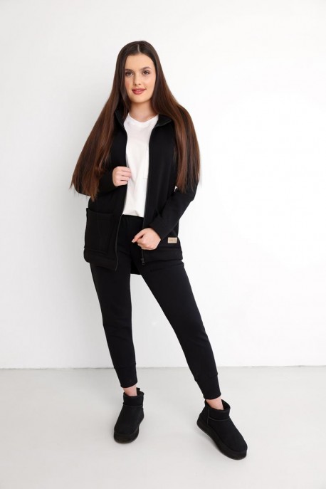 Bluza damska ZIP black THE BEST