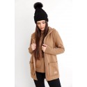 Bluza damska ZIP carmel THE BEST