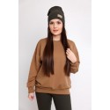 Bluza OVER damska camel