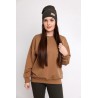 Bluza OVER damska carmel