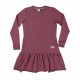 Sukienka damska FRILLY ROSE BROWN