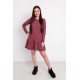 Sukienka damska FRILLY ROSE BROWN