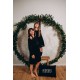 Sukienka damska LEA VELVET black