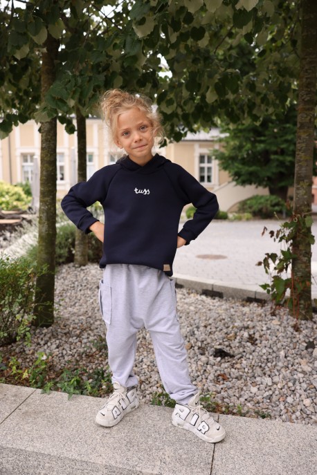 Spodnie dziecięce baggy CARGO LIGHT GREY