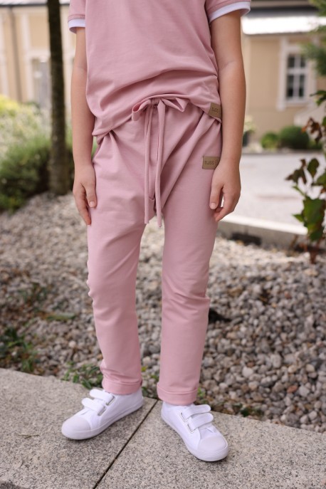 Spodnie dziecięce baggy PINK