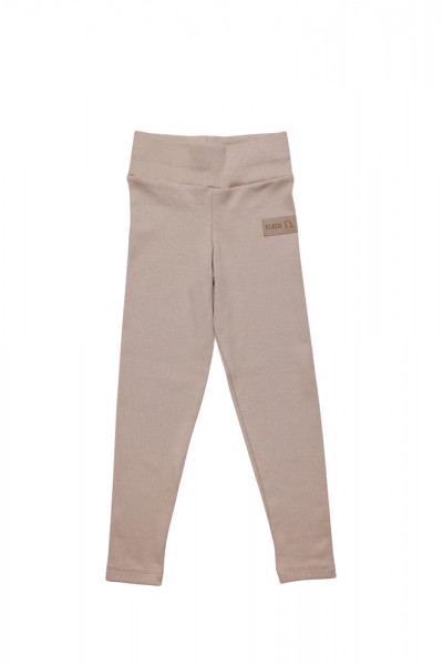 Leginsy dziecięce RIB beige