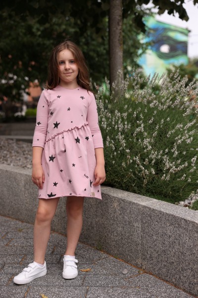 Sukienka CROSS star LIGHT PINK
