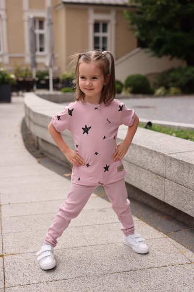 T-shirt dziecięcy PINK STARS