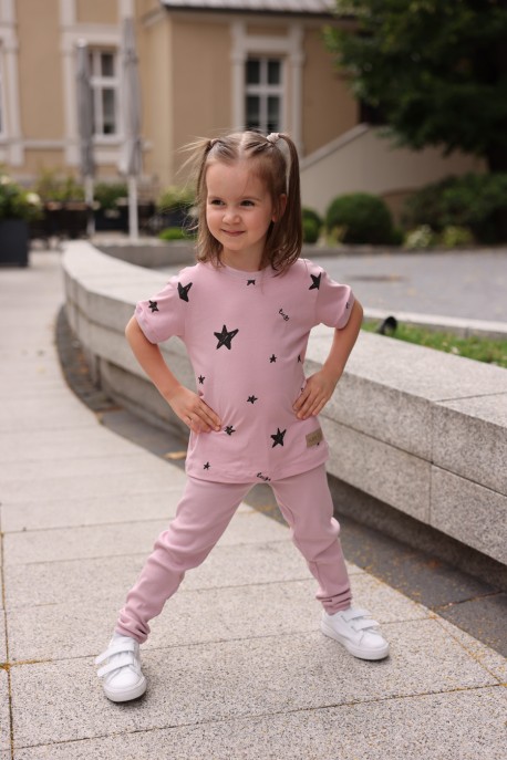 T-shirt dziecięcy PINK STARS