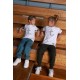 T-shirt dziecięcy z nadrukiem ,,t"