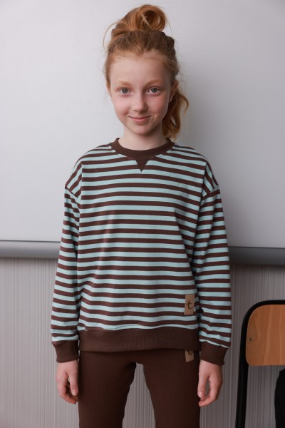 Bluza dziecięca OVER CHOCO-BLUE