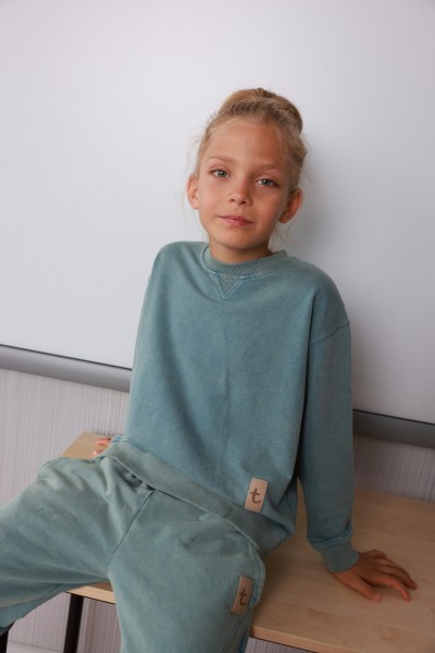 Bluza over CHRISTMAS zielono-czerwona