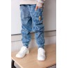 Spodnie JEANS CARGO BLUE