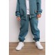 Spodnie ocieplane WINTER LOOSE blue
