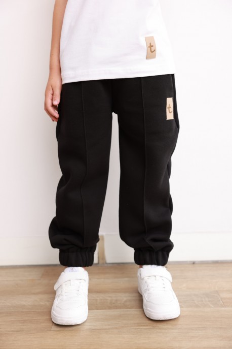 Spodnie ocieplane WINTER LOOSE black