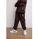 Spodnie ocieplane WINTER LOOSE choco