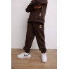 Spodnie ocieplane WINTER LOOSE choco