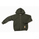 Bluza dziecięca na zamek z kapturem ZIP KHAKI